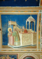 Die Vertreibung Joachims aus dem Tempel, ca. 1305